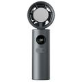 H26 Portable Semiconductor Cooling Fan - 3000mAh, 100-level speed control - Grey