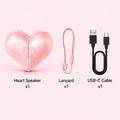 H5 Transformable Heart Shape Bluetooth Speaker 5W - Pink