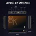 H96 MAX M9S Android 14 TV Box - 4GB/32GB, 8K Video Decoding