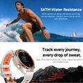 HD350 Pro Outdoor Smart Watch with 6-Satellite Positioning - Black