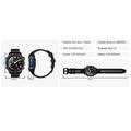HD350 Pro Outdoor Smart Watch with 6-Satellite Positioning - Black