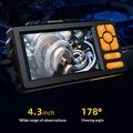HD813 10m Industrial Borescope/Endoscope with 4.3" IPS Screen, 1080P, 8mm Lens - Black