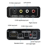HDMI to S-Video / AV Video Converter