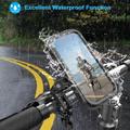 HL-159 Waterproof Motorcycle/Bike Phone Holder - 4.7"-6.8" - Black