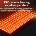 HQ29-290B 1500W PTC Ceramic Desktop Heater with Oscillation - Black