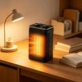 HQ29-290B 1500W PTC Ceramic Desktop Heater with Oscillation - Black