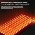 HQN217-22QD 2000W PTC Ceramic Tower Heater with Remote Control - Black