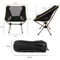 HS-334 Outdoor Camping Moon Chair - Black / Grey