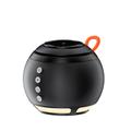 HT-571 5-in-1 Magnetic Wireless Charger with Bluetooth Speaker & Night Light - Black