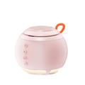 HT-571 5-in-1 Magnetic Wireless Charger with Bluetooth Speaker & Night Light - Pink