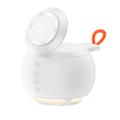 HT-571 5-in-1 Magnetic Wireless Charger with Bluetooth Speaker & Night Light - White