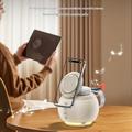 HT-571 5-in-1 Magnetic Wireless Charger with Bluetooth Speaker & Night Light - White