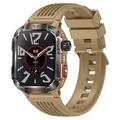 HT29 Smart Watch with Compass, Altitude Detection & Danish Language - Brown