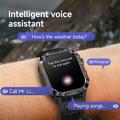 HT46 Waterproof Sports Smart Watch with 1200mAh Battery - Black