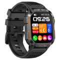 HT46 Waterproof Sports Smart Watch with 1200mAh Battery - Black
