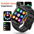 HT46 Waterproof Sports Smart Watch with 1200mAh Battery - Black