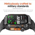 HT46 Waterproof Sports Smart Watch with 1200mAh Battery - Blue