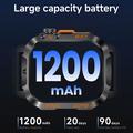 HT46 Waterproof Sports Smart Watch with 1200mAh Battery - Blue