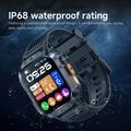 HT46 Waterproof Sports Smart Watch with 1200mAh Battery - Blue