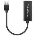 HU-02 HDMI to USB 3.0 Video Capture Card / Streaming Adapter - Black