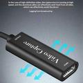 HU-02 HDMI to USB 3.0 Video Capture Card / Streaming Adapter - Black