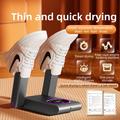 HXQ-02 360 Circulation Foldable Electric Shoe Dryer 150W - Grey