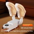 HXQ-07 Foldable Shoe Dryer with Smart Timer - 130W - White