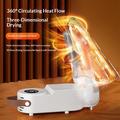 HXQ-07 Foldable Shoe Dryer with Smart Timer - 130W - White