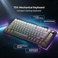 HXSJ X81 81-Key Tri-Mode Mechanical Keyboard - Black