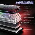 HXSJ X81 81-Key Tri-Mode Mechanical Keyboard - Black