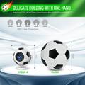 HY300F Football Shape Portable Projector - WiFi 6, Android 14 - White / Black