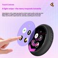 HZ02 1.48" Smart Display Badge - Bluetooth 5.0, GIF/Video Support, RGB Effects - Black
