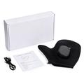 Hand Massager Glove with Red Light & Heat - 24 LED Beads, 3 Vibration Modes & LCD Controller
