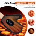 Hand Massager Glove with Red Light & Heat - 24 LED Beads, 3 Vibration Modes & LCD Controller