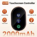 Hand Massager Glove with Red Light & Heat - 24 LED Beads, 3 Vibration Modes & LCD Controller