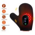 Hand Massager Glove with Red Light & Heat - 24 LED Beads, 3 Vibration Modes & LCD Controller