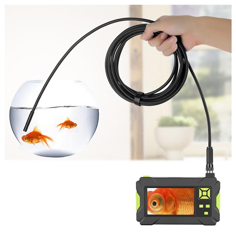 Handheld Waterproof Endoscope Camera with LCD Screen P30 5m