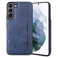 Hanman Mika Samsung Galaxy S23 5G Case with Wallet - Blue