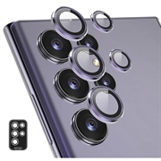 Samsung Galaxy S24 Ultra Hat Prince Camera Lens Tempered Glass Protector - Purple