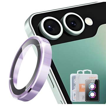 Samsung Galaxy Z Flip8 Hat Prince Camera Lens Tempered Glass Protector - Purple