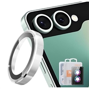 Samsung Galaxy Z Flip8 Hat Prince Camera Lens Tempered Glass Protector - Silver