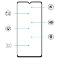 Hat Prince Full Size OnePlus 7T Tempered Glass Screen Protector - Black