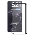 Samsung Galaxy S21 5G Hat Prince Full Size Tempered Glass Screen Protector - 2 Pcs. - Black Edge