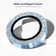 Samsung Galaxy Z Flip8 Hat Prince Glitter Camera Lens Protector - Blue