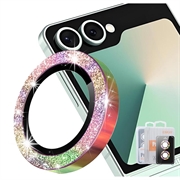 Samsung Galaxy Z Flip8 Hat Prince Glitter Camera Lens Protector - Colorful