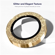 Samsung Galaxy Z Flip8 Hat Prince Glitter Camera Lens Protector - Gold