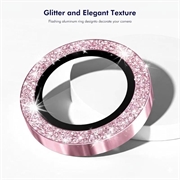 Samsung Galaxy Z Flip8 Hat Prince Glitter Camera Lens Protector - Pink