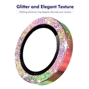 Samsung Galaxy Z Fold8 Hat Prince Glitter Camera Lens Protector - Colorful