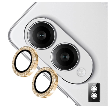 Samsung Galaxy Z Fold8 Hat Prince Glitter Camera Lens Protector - Gold