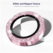 Samsung Galaxy Z Fold8 Hat Prince Glitter Camera Lens Protector - Pink